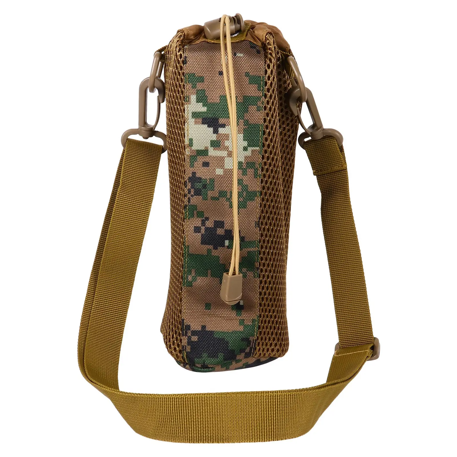 1 pz borsa per bottiglia d'acqua escursionismo all'aperto campeggio borsa da viaggio porta bottiglia d'acqua isolata in nylon leggero robusto