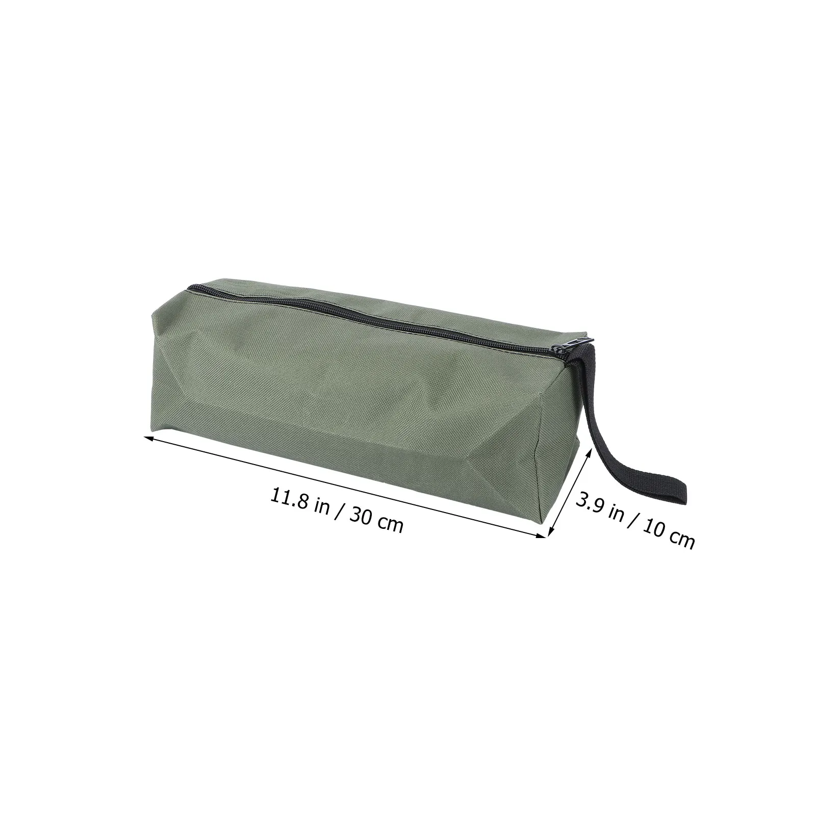 

Large Capacity Waterproof Tool Bags Oxford Cloth Storage Pouch 4 Colors Durable Zipper Travel Green