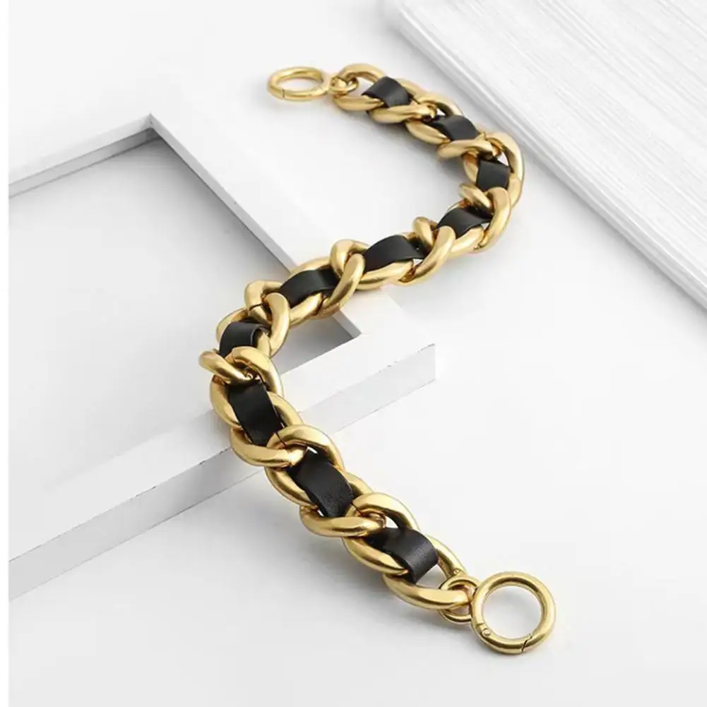 Crossbody Bag Strap Stylish Chain Bag Strap Classic Extension Shoulder Strap Durable Crossbody Handbag Chain for Everyday Use