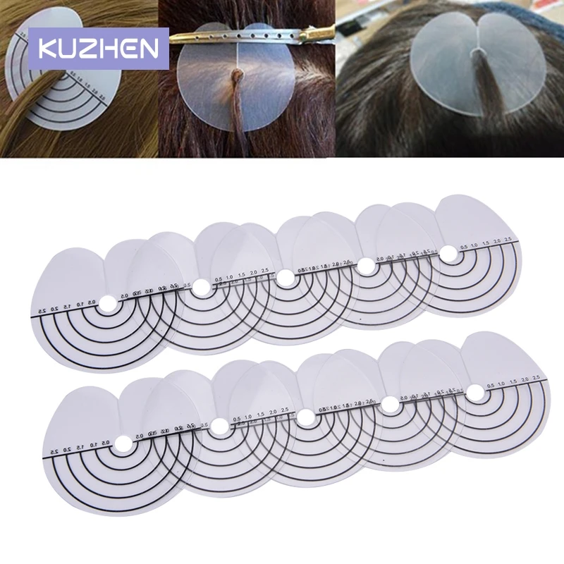 

10pcs Easy Tools Heat Protector Shields for Hair Extension Useful Styling Tools Hair Heat Guard Template