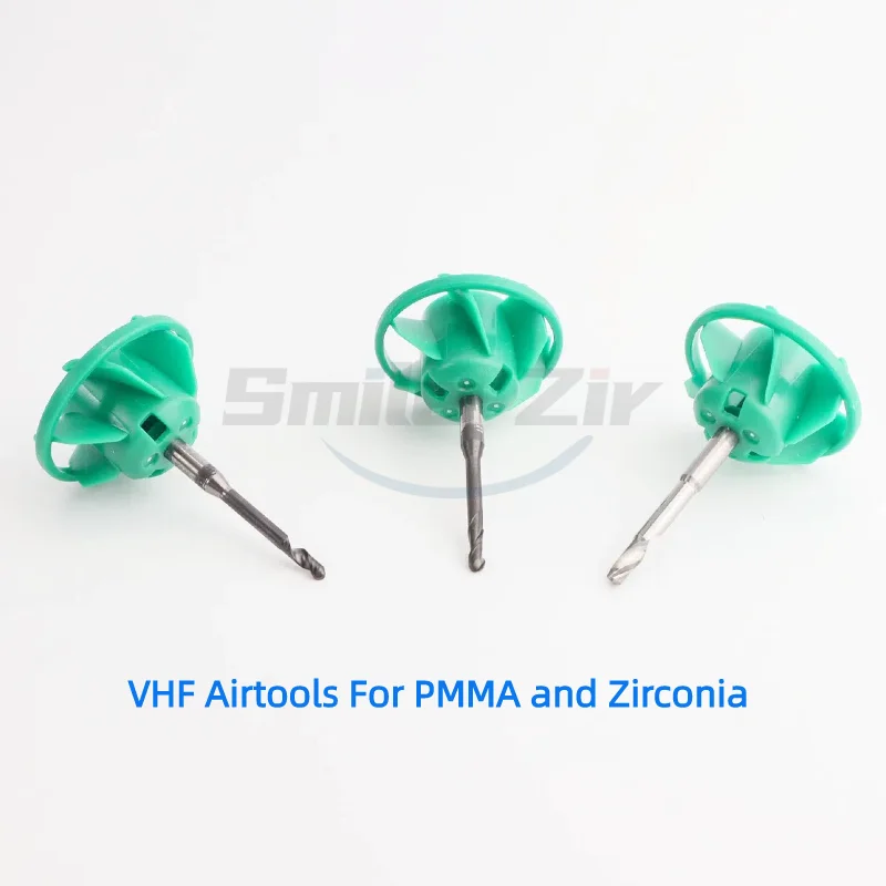 Airtools 40mm VHF K5/E5 Dental Burs OEM Milling Cutter Zirconia Diamond Coating Milling Bur PMMA Drills For Dental LAb Machine