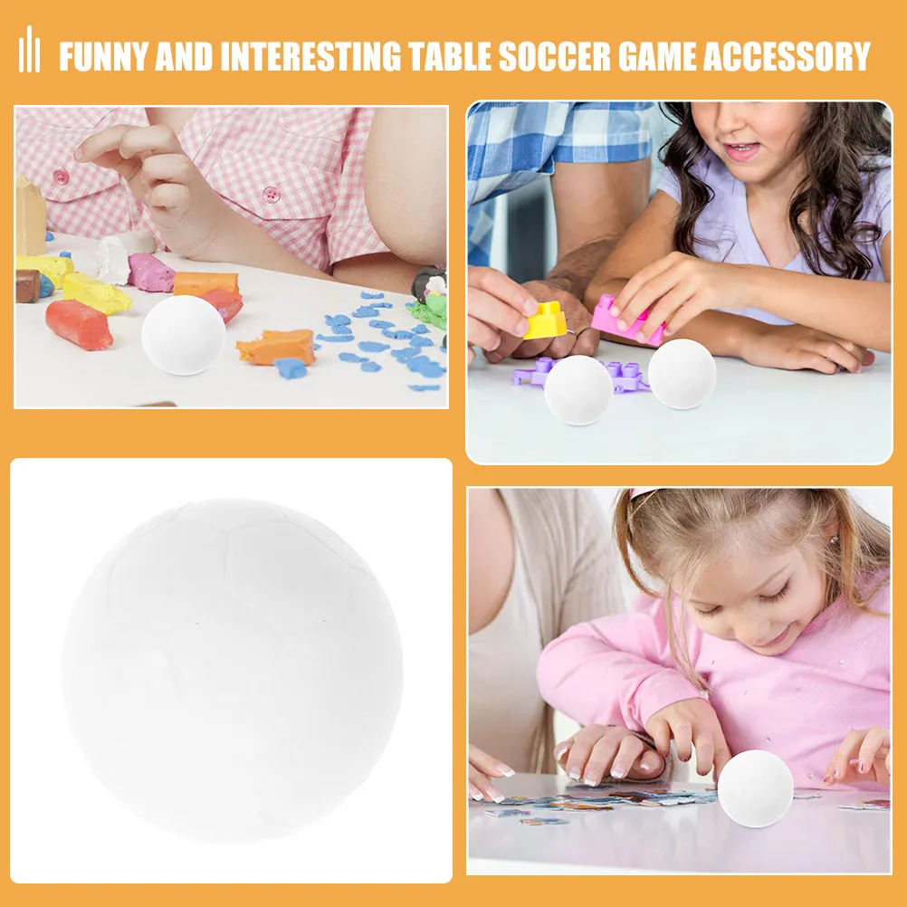 

3Pcs Premium PP Foosball Balls Replacement for Table Football Tables Smooth Rolling Frosted Finish Desktop Soccer Game Parts