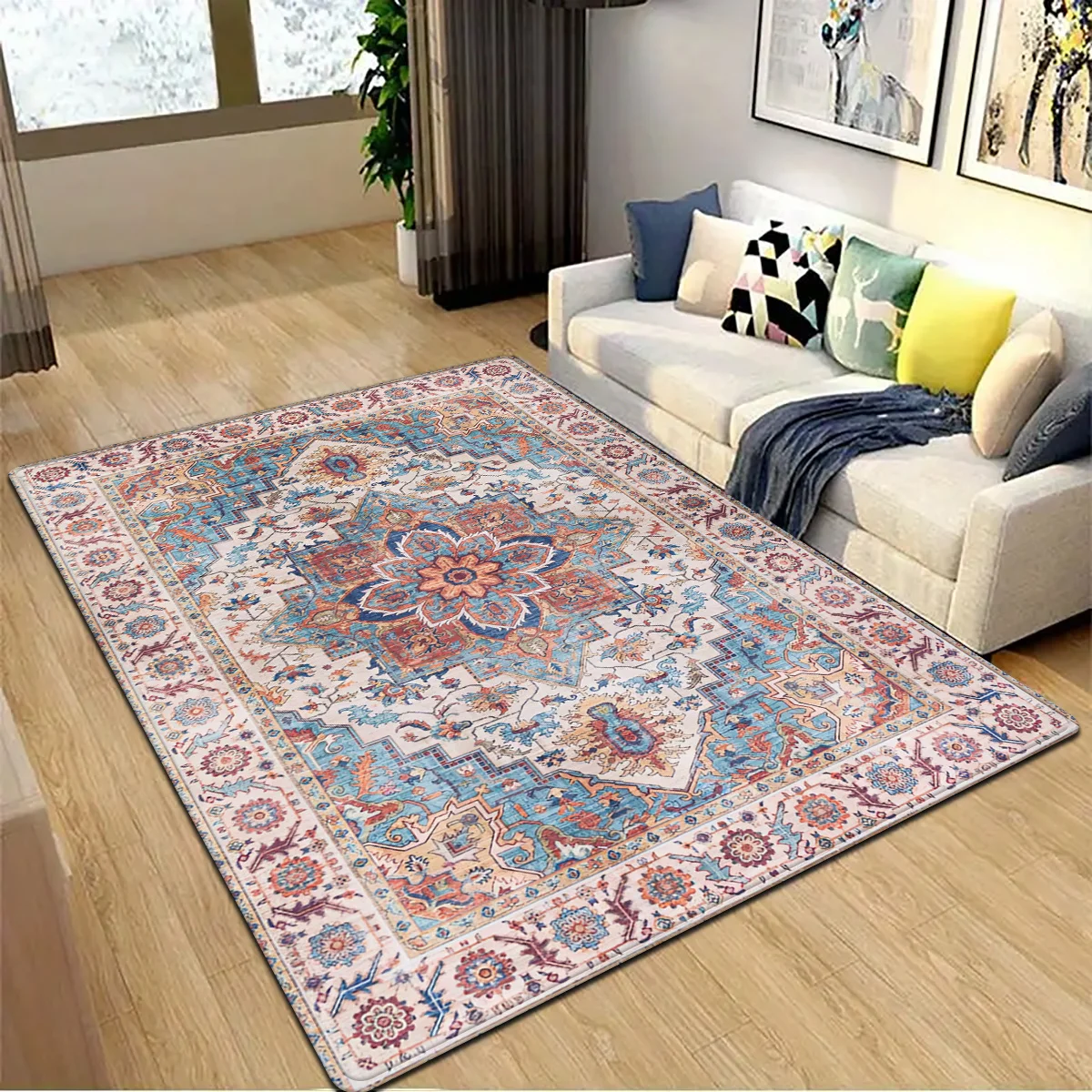 Modern Grey Neon Hexagon Area Rug Futuristic Gaming Room Decor For Living Room Bedroom Home Decor