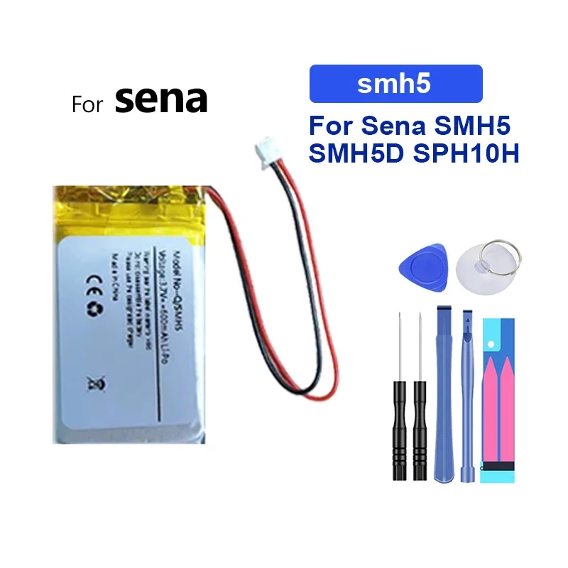 600mah Replacement Battery For Sena SMH5 SMH5D SPH10H Bluetooth Headset