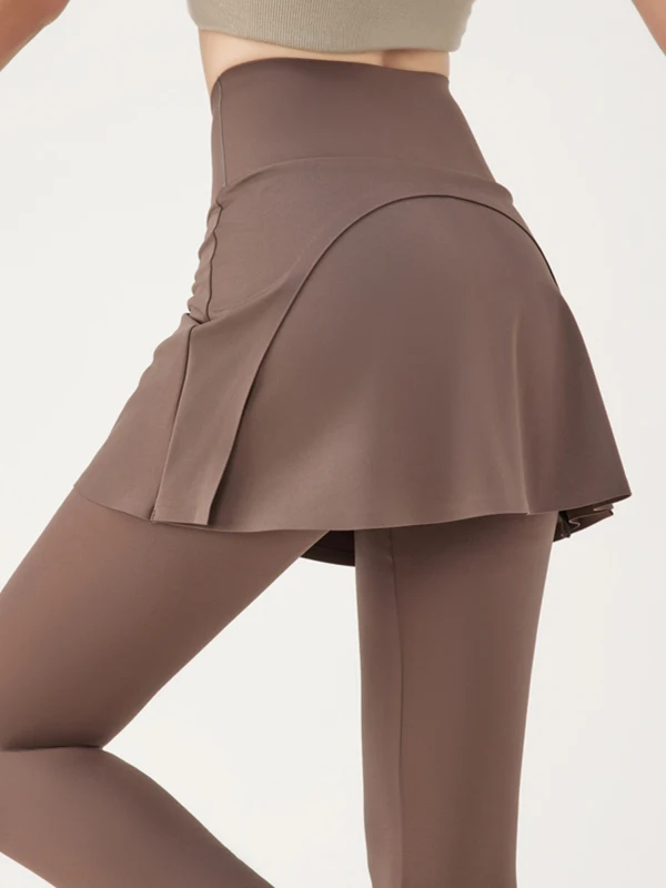 

Спортивные леггинсы для йоги женские, эластичные, утягивающие, базовый слой, для тенниса, с принтом «Кожа», штанины 7/9 длины