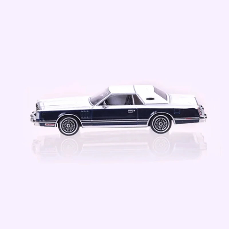 1:87 Scale Continental Mark 5 Plastic Classic Retro Car Model Finished Product Simulation Toy Collection Gift Static Model