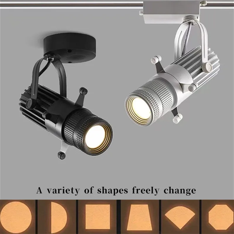 Dimmable variable mode focus COB downlight LED ceiling light 12W15W20W30W40W110V220V tracking lighting bar shopping mall KTV