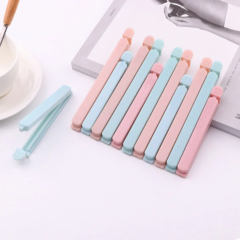 5PCS Food Bags Clip Clothespins To Close Bags Seal Moisture-proof Sealer Kitchen Gadgets Thermal Sealer Tweezers To Bags