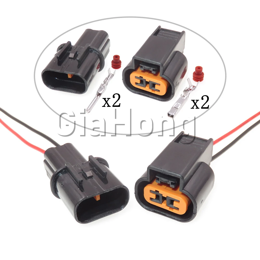 1 Set 2 Ways PB625-02027 AC Assembly Auto Fog Lamp/ABS Sensor Wire Socket For Mitsubishi Souast PB621-02020