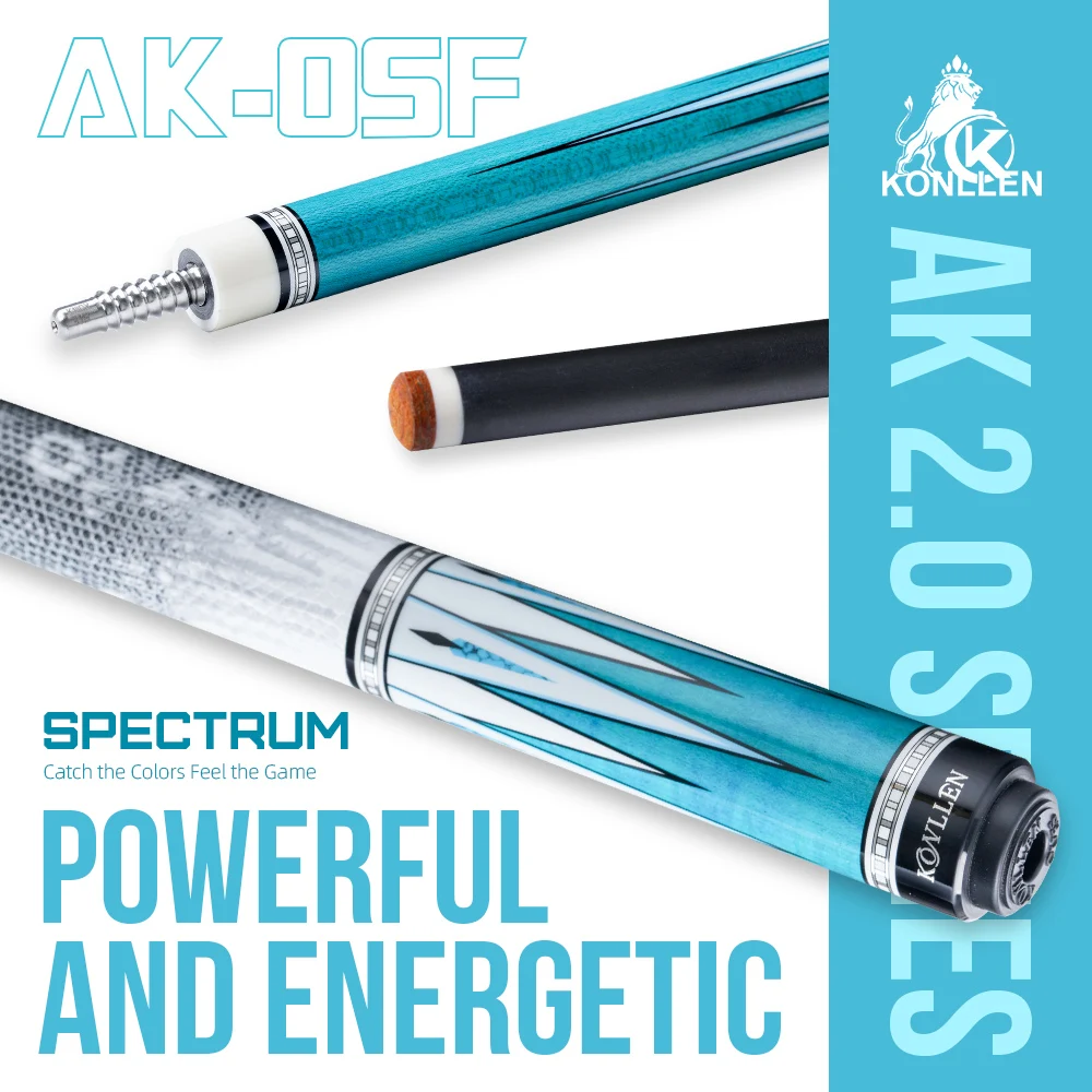 

KONLLEN Carbon Fiber Pool Cue with 12.5mm Tip billar Professional pool cues for Billiard Cue Stick