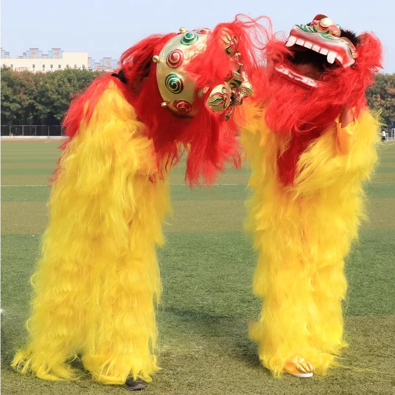 One People Lion Dancer Clothing Folk Dance Costume Cool Adult Chirldren Student Sports Cheer Team Dance Costumes