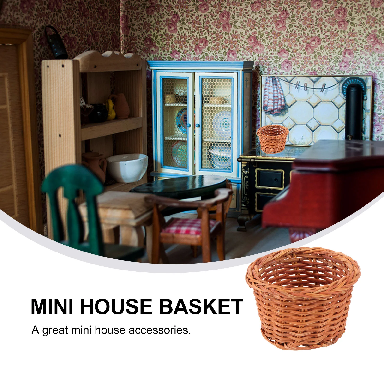 Miniatuur Speelgoed Huis Mand Versieringen Meubels Cadeau Houten Meubels Ornamenten