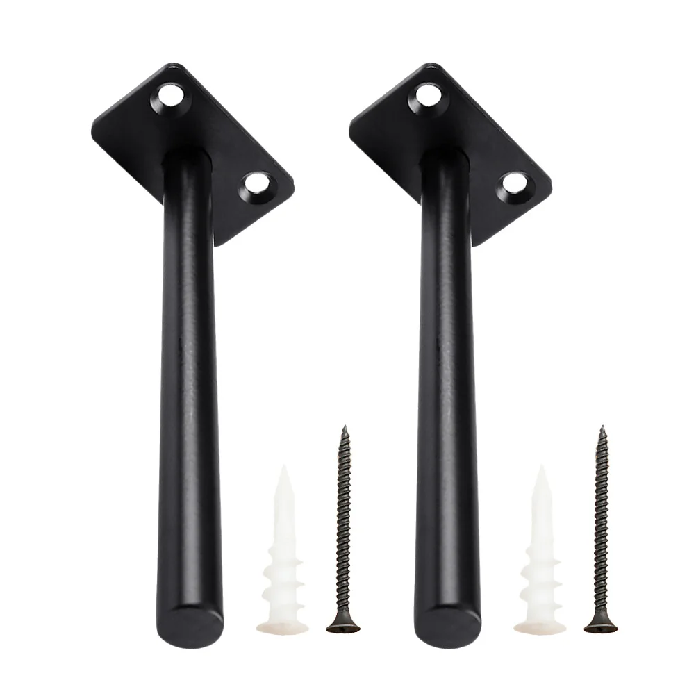 

2Pcs Professional Hidden Shelf Bracket Support Invisible Floating Shelf Wall Mounted Durable Cold Rolled Steel for Home Decor