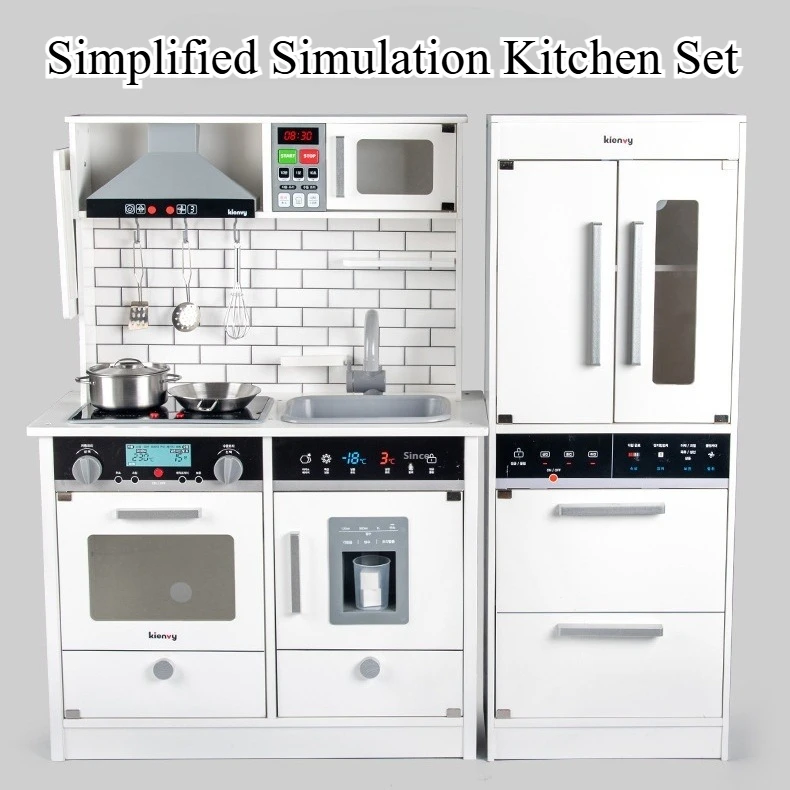 Maison de jeu pour enfants de 3 à 9 ans, ensemble de jouets de cuisine de Simulation, cadeau d'anniversaire pour petite fille, jouets éducatifs pour petite enfance