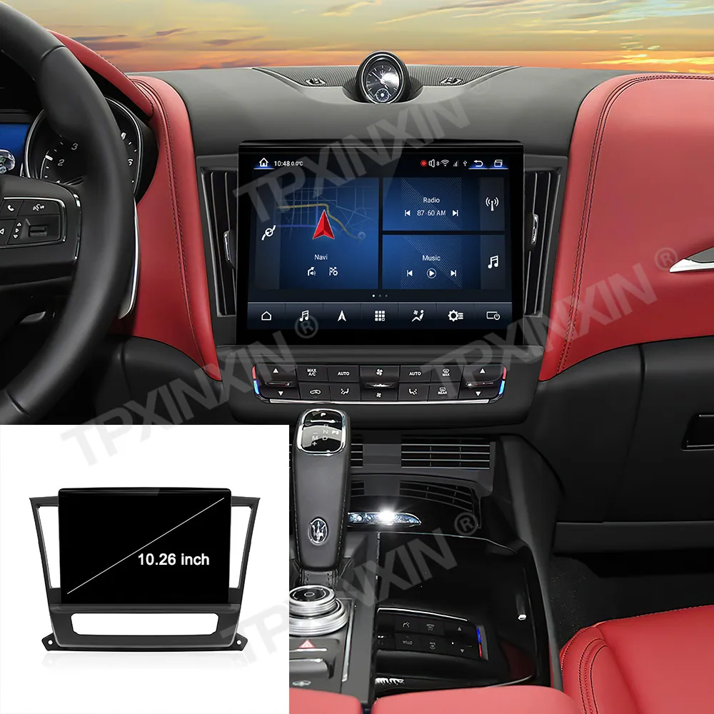 

10.26 Android 13 HD 4K Screen For Maserati Levante 2014-2022 Car Multimedia Player Stereo GPS Navigation Radio Head Unit Carplay