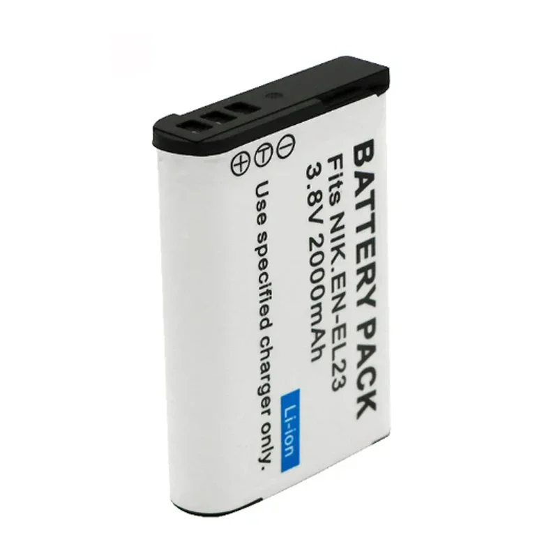 2000mAh Rechargeable EN-EL23 EN EL23 Battery for Nikon COOLPIX P610S P900S B700 S810C P600 for Nikon EL23 Camera Digital Battery