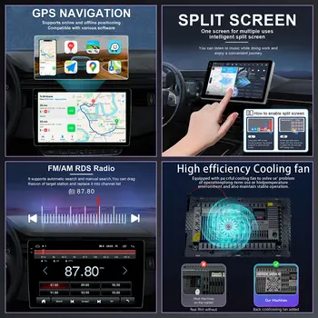 適用於標緻3008/5008 AT/MT 2009-2016款的安卓15車用收音機,附多媒體視訊播放器、導航、GPS、WIFI/4G、藍牙5.0和藍牙7862晶片。 8 最佳銷售 標緻5008車用收音機GPS - №7