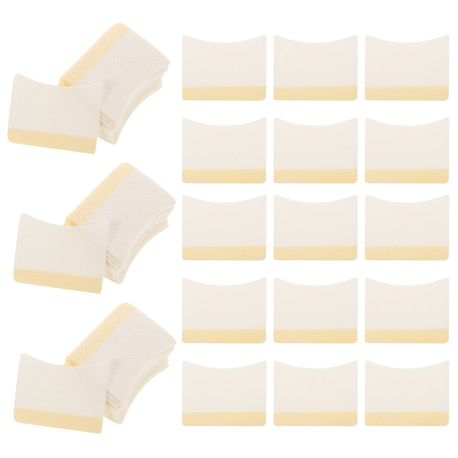 200 قطعة أشرطة تمديد رمش لاش الشريط مادة القطن عزل حصيرة تحت رفادة عين الاستخدام الفردي تحت أشرطة عيون #4