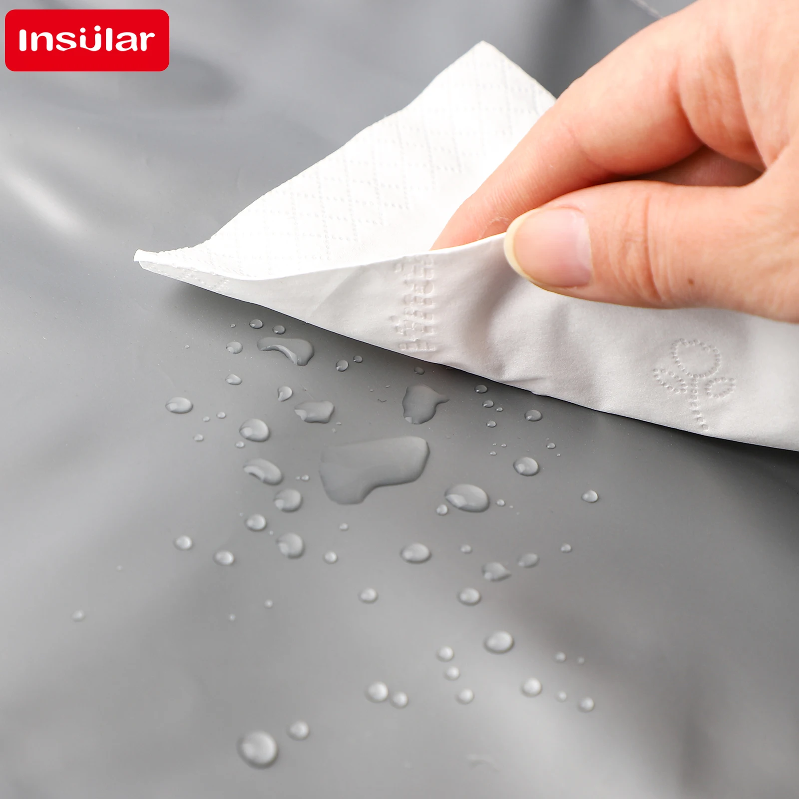 INSULAR مريحة فراش 3-Layer حفاضات مقاومة للماء حوض تغيير الوسادة طوي تخزين حزمة قابل للغسل الحفاض وسادة متعددة الوظائف