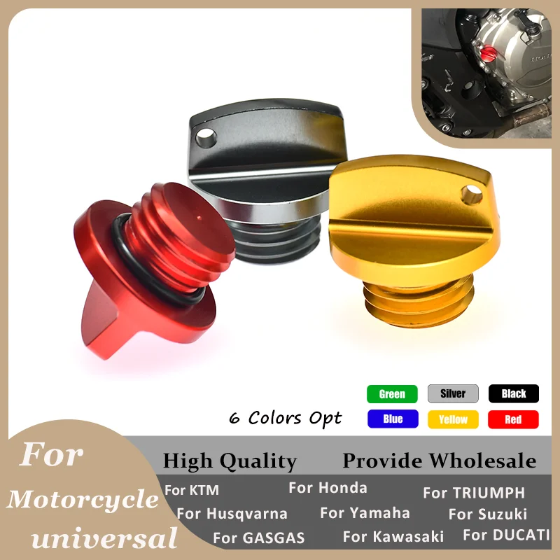 

Motorcycle Universal Tools M20*2.5 Oil Filler Cap Plug For Kawasaki/Honda/Yamaha/Suzuki/DUCATI/TRIUMPH/Suzuki Dirt Pit Bike