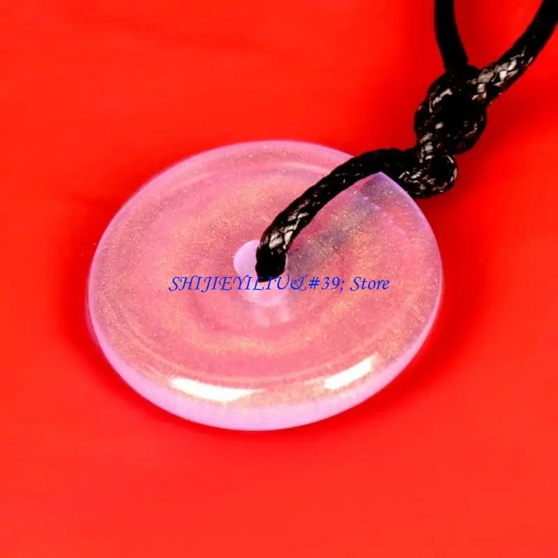 

E21F Non-stick 3D Hollow Round Silicone Mold for DIY Imitation Jade Pendant Jewelry