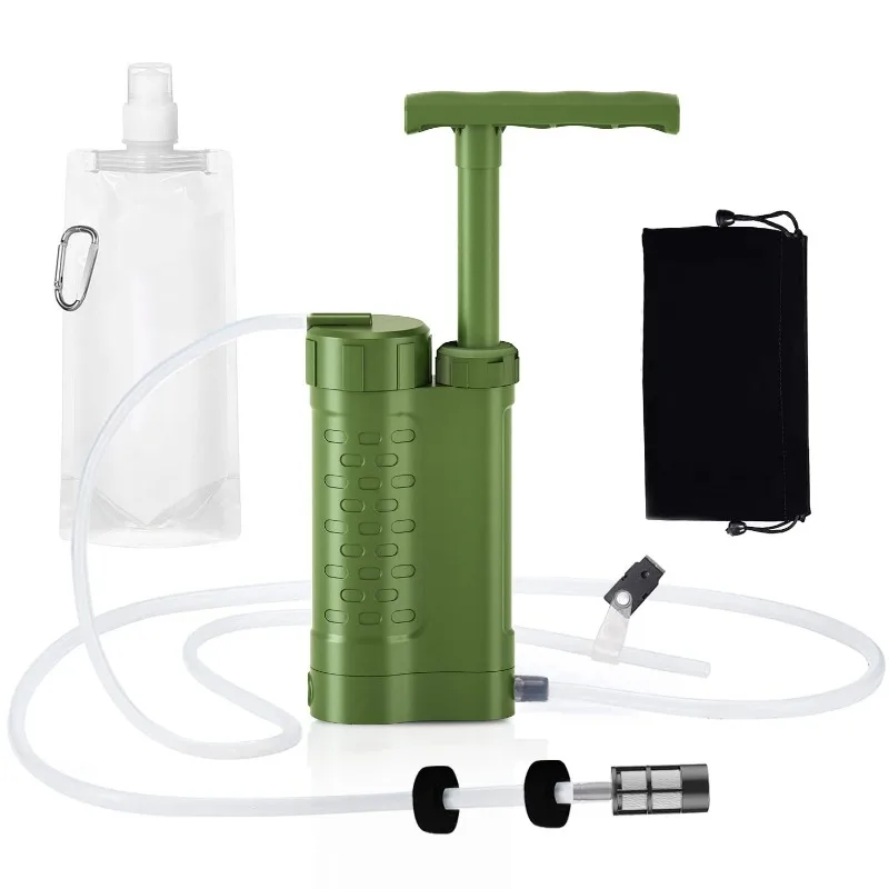 Outdoor individual water purifier portable filter water purification life field survival press type