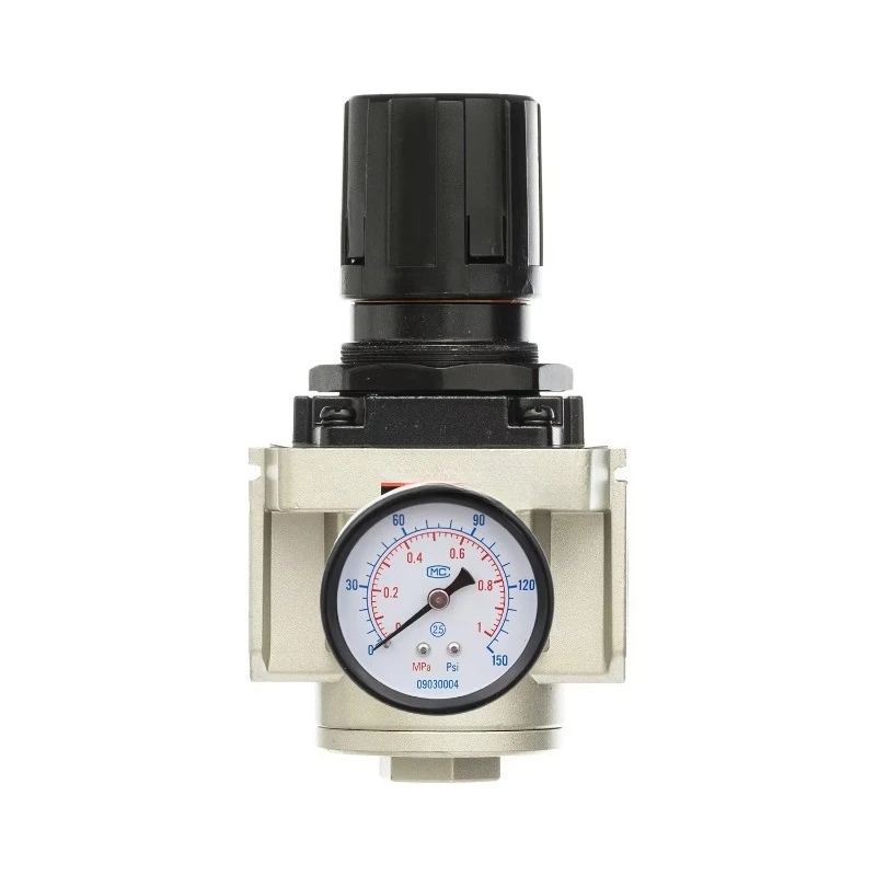 

Pneumatic air pressure regulators with piping valves and piping industrial filters