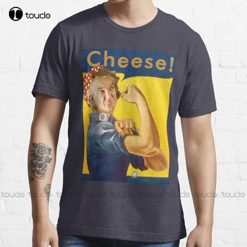 New We Can Do It James May Cheese T-Shirt Cotton Tee Shirt S-5Xl Unisex vintage shirts for women