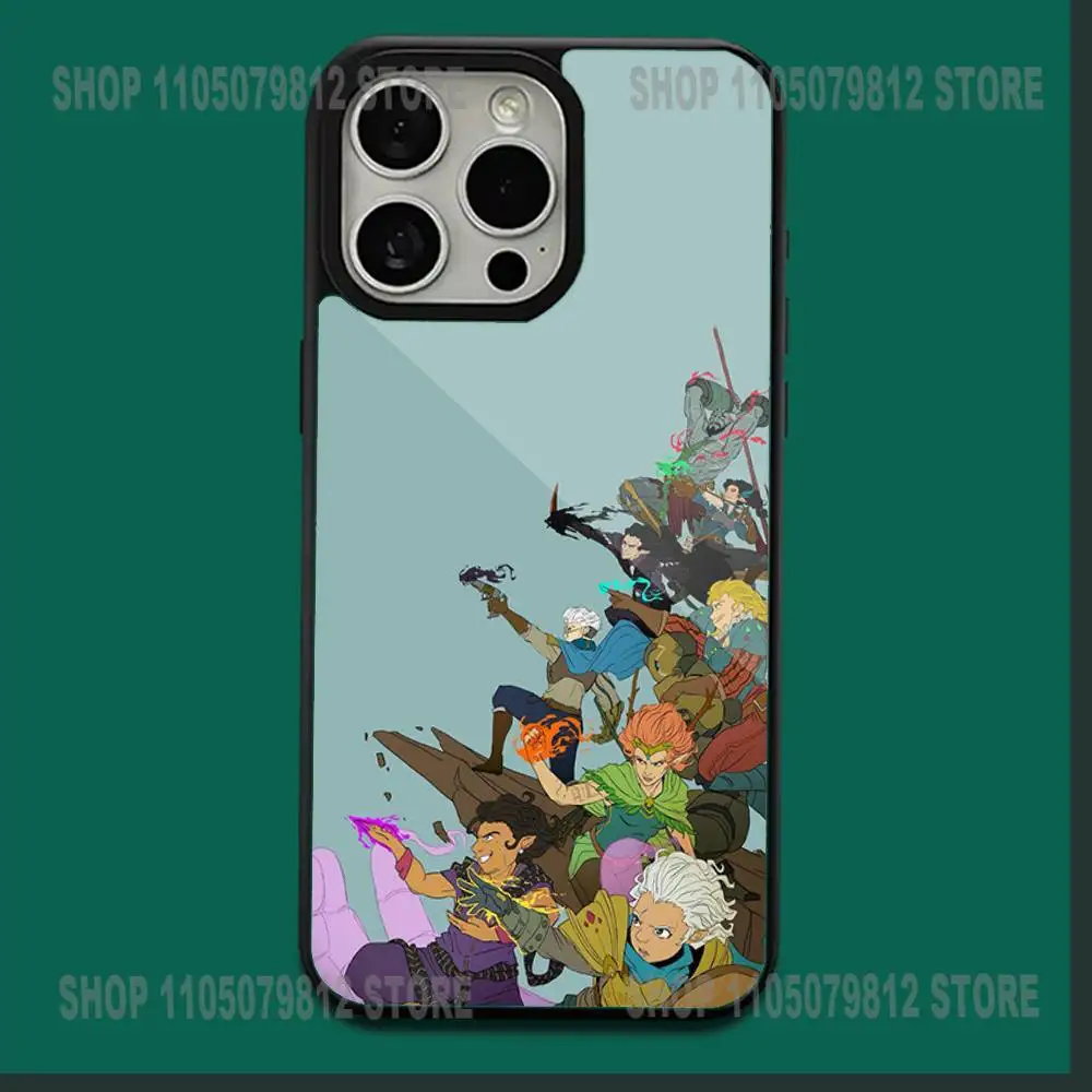 حافظة هاتف كارتونية L-Legend V-Vox Machina لهاتف iPhone17,16,15,14,13,12,11,Plus,Pro,Max,Mini Magesafe شحن لاسلكي مغناطيسي