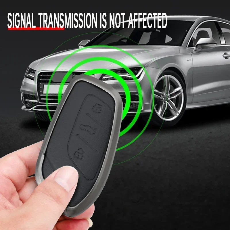 Car Zinc Alloy Key Case Holder Cover Shell For MG HS GT ZS EV ZX MG5 MG6 Roewe RX3 RX5 RX8 ERX5 I6 I5 Interior Accessories