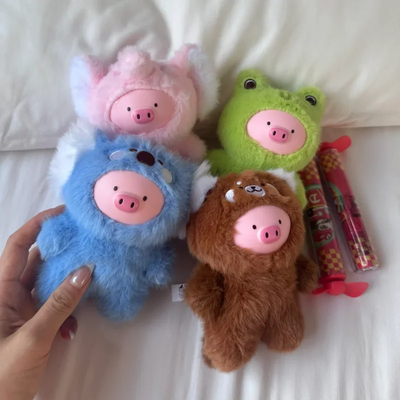Original Genuine Kawaii Anime Mini Family Series Gigi Pig Blind Box Interesting Present Sweetness Gift Pendant Blind Boxes
