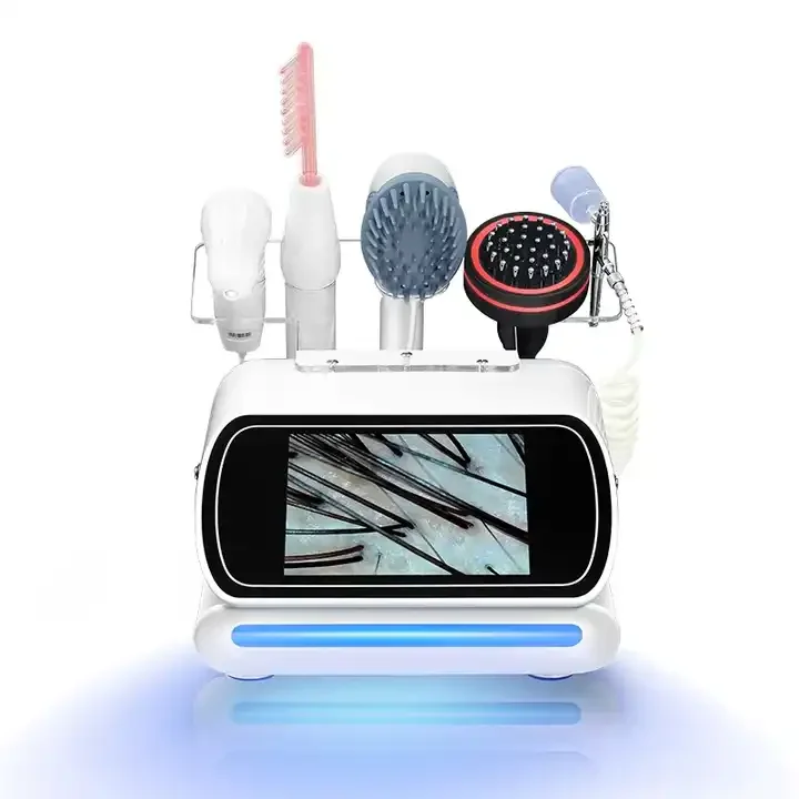 Portable Multifunctional 5-in-1 Device and Scalp Care Machine Hair Analysis Management Massage