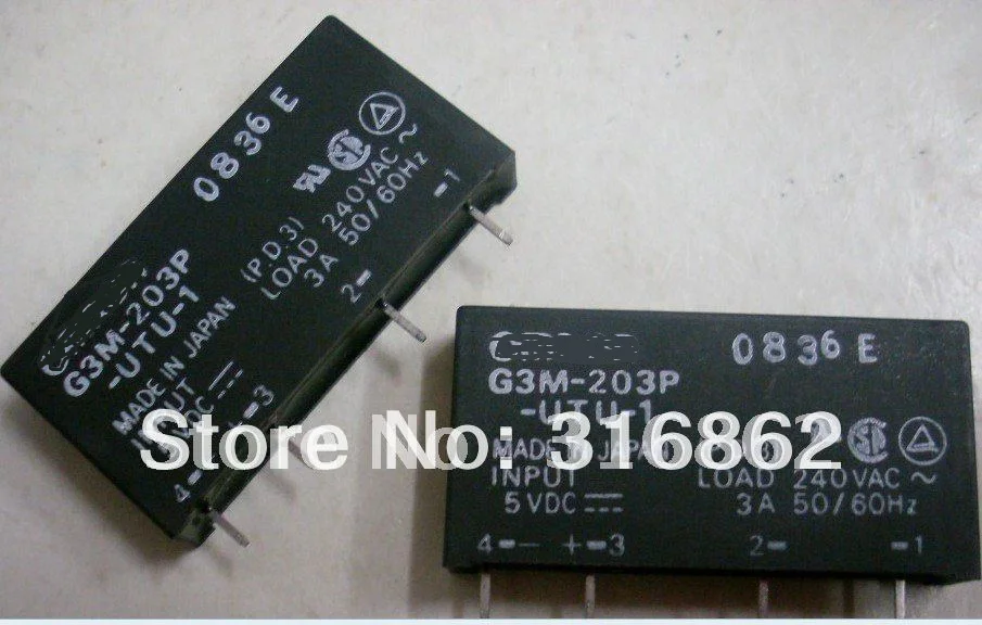 G3M-203P-UTU-1 G3M-203P-UTU-1-5VDC relay Free Shipping transistor diode module