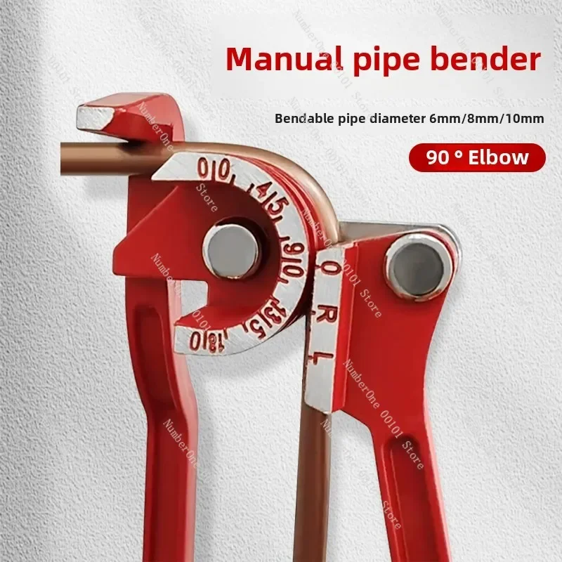 Manual Bender, 3-slot 6/8/10 mm Copper/Aluminium/Stainless Steel