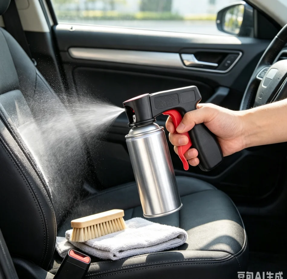 1 Pcs Plastic Portable Spray Paint Handle, Universal Reusable Car Color Changing Film Pasting Self Spraying Hand Spray Gun