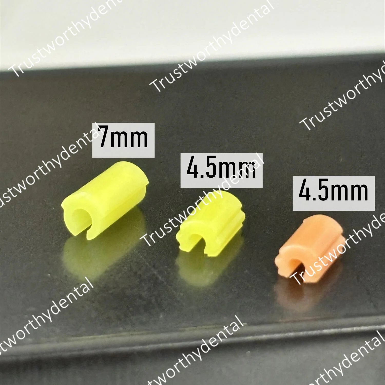 Dental Denture Hader Attachment Bar Clips Retention Overdenture Rider Hader Bar Short 4.5mm Long 7mm