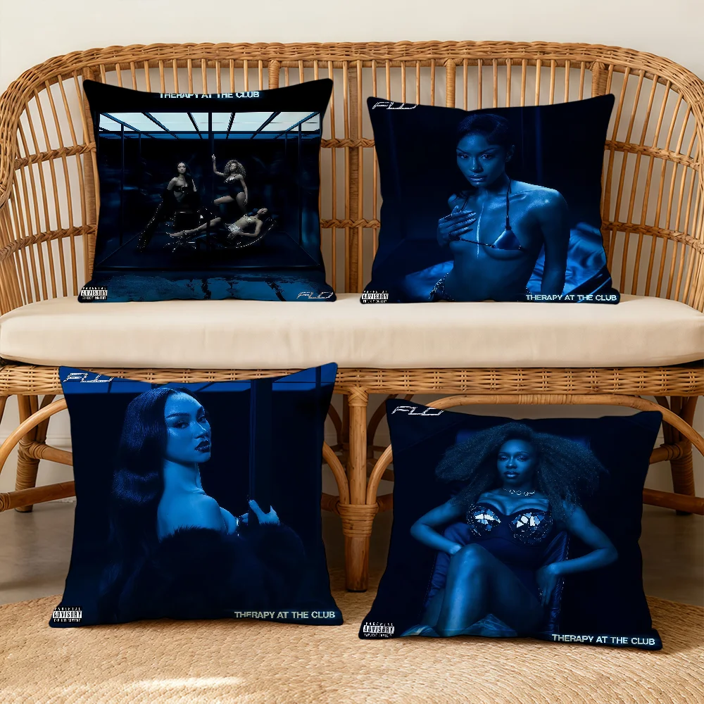 F-FLOS THERAPY AT THE CLUB Cushion Cover Square Decorative Throw Pillow Case Sofa Bed Living Room Anniversary Gifts