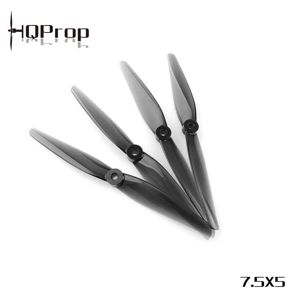 HQProp 7.5X5 Light Grey 7550 2-Blade PC Propeller for 7.5inch RC FPV Fixed Wing Multi Axis Multirotor