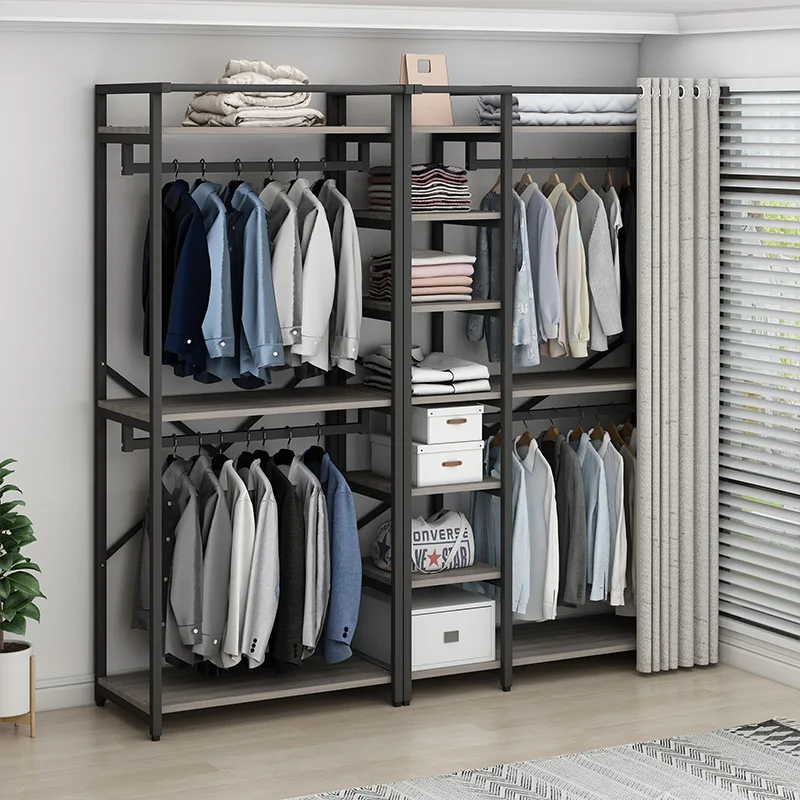 Light luxury cloakroom Hanging hanger Storage Bedroom Multifunctional drawer Storage Display