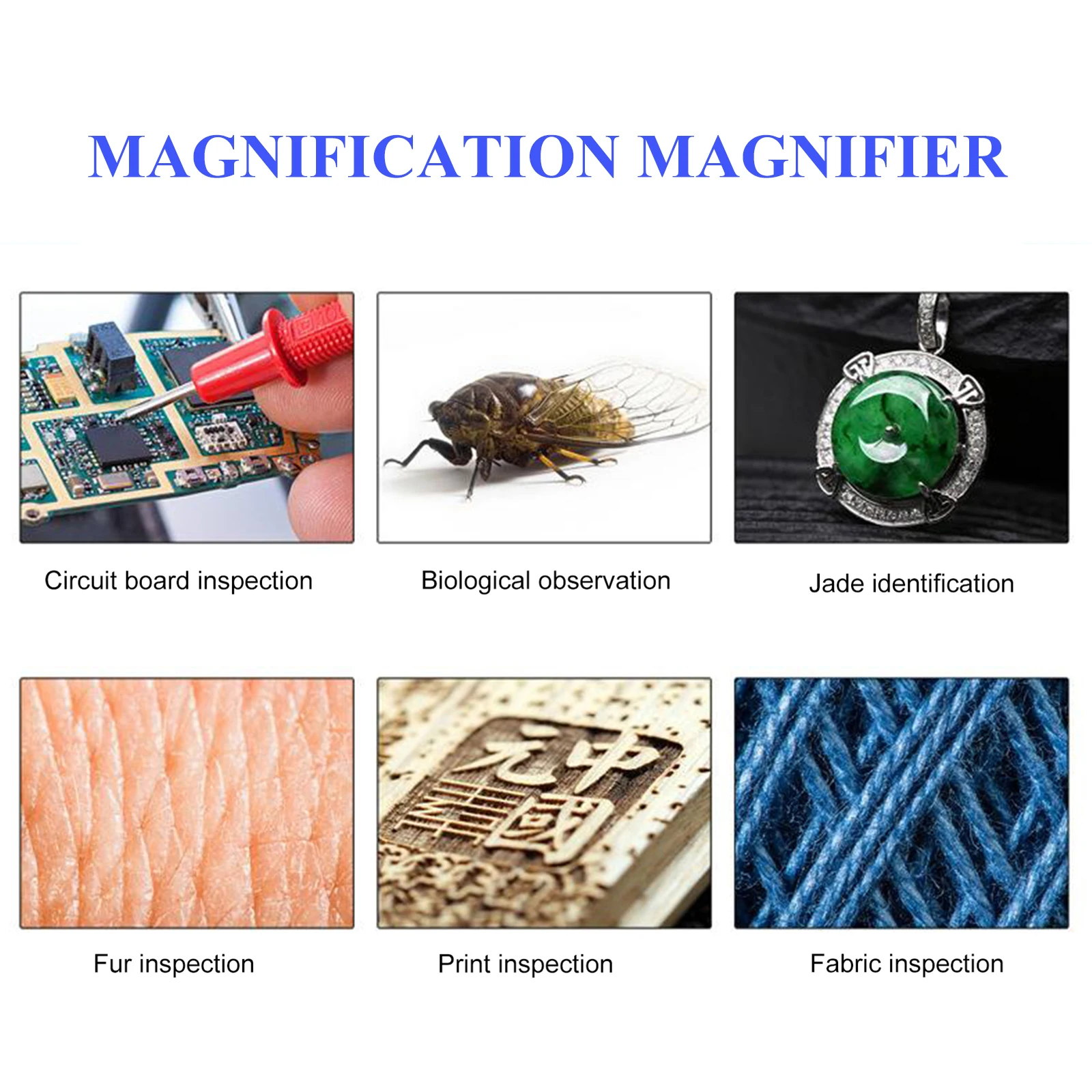 

3 in 1 USB Digital Microscope Portable Electronic Phone Magnifier 1080p 1000x Magnification LED Adjustable Light USB Microscope