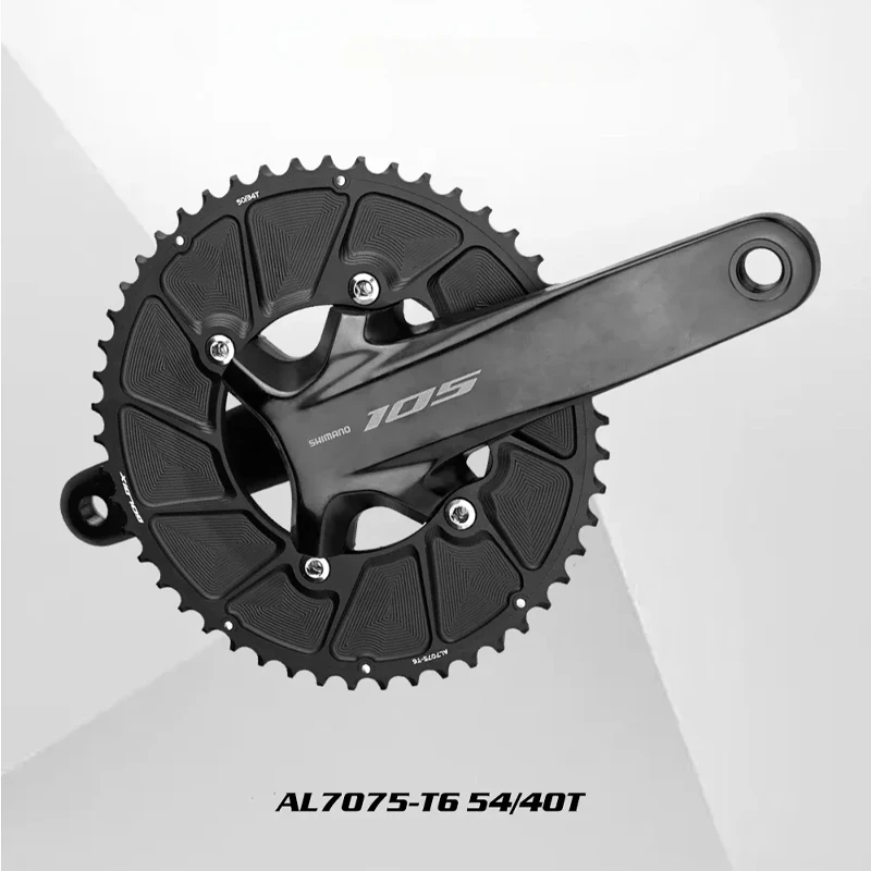 GOLDIX 110BCD 2X Chainring 4 Bolt for Shiamno 105 R7100 R9200