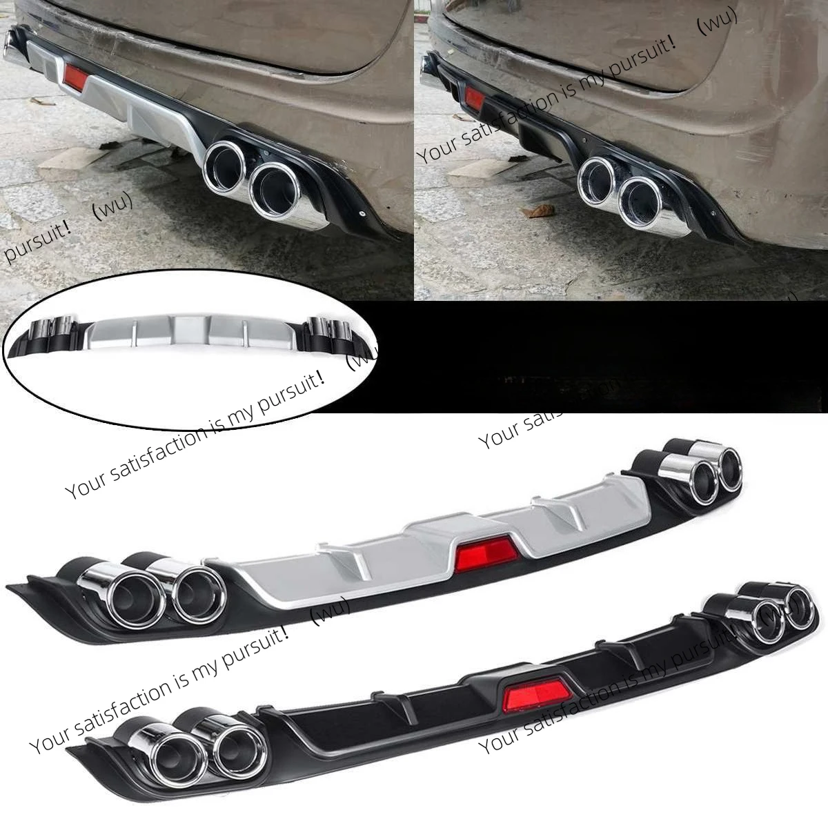 

Auto parts Auto tail rear spoiler Universal rear lip rear spoiler Universal
