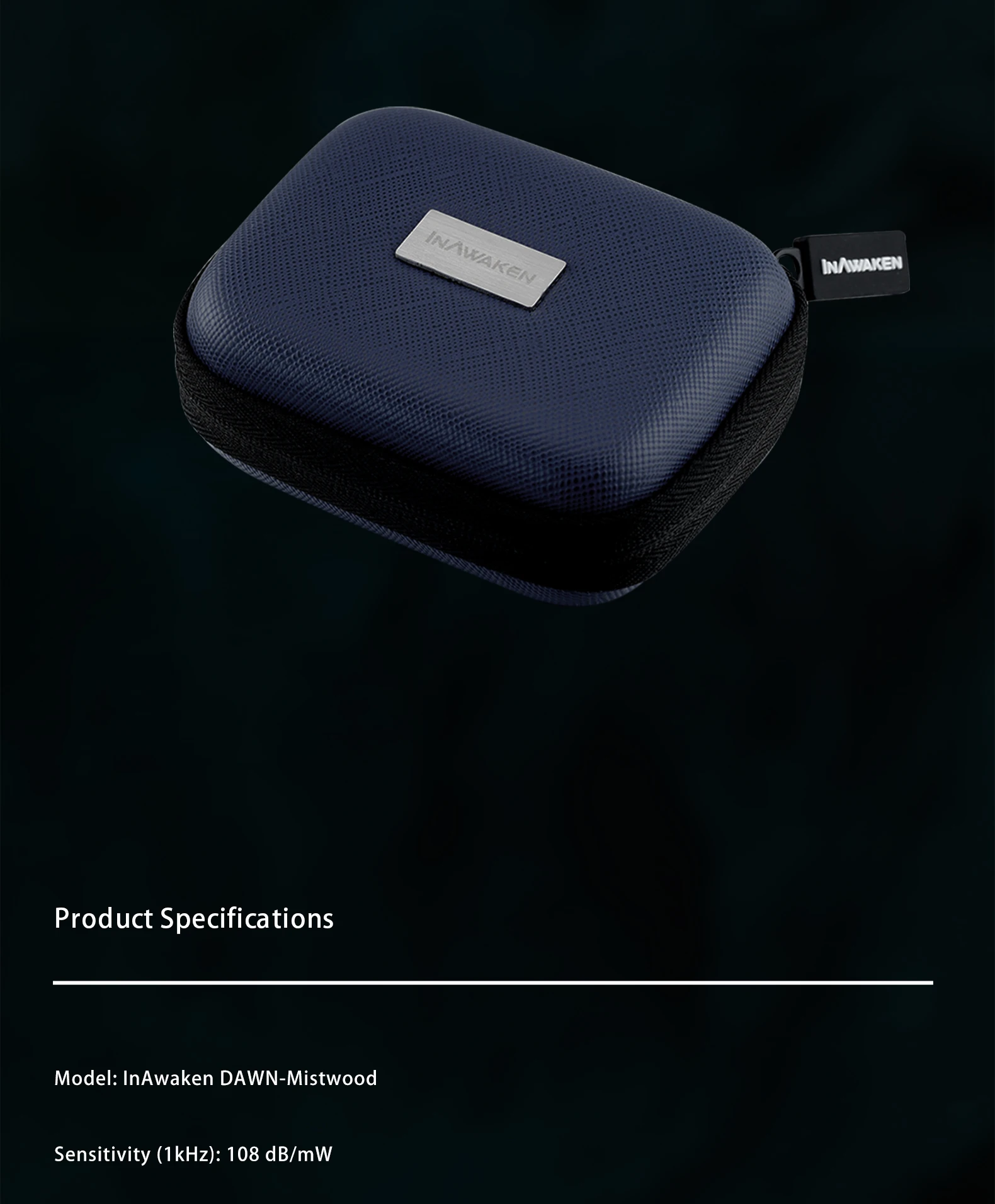 INAWAKEN Dawn Mistwood In-Ear-Monitor mit 11,2-mm-Diamant-Gold-Membran-Treiber und ergonomisch präziser 3D-gedruckter Kavität – Detail 9