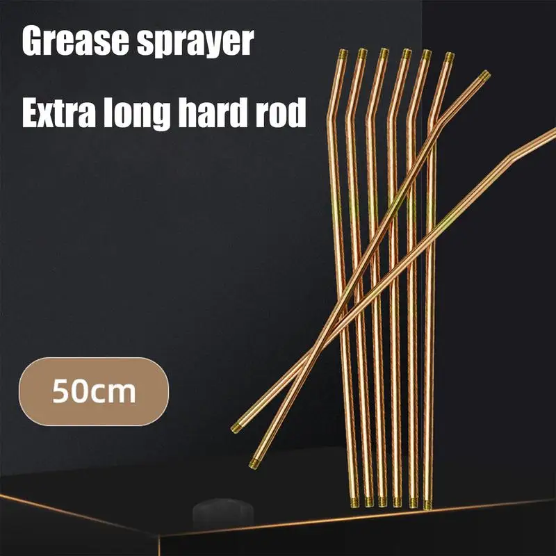 Tubi di prolunga per raccordo per grasso Adattatore in metallo per raccordo per grasso da 19,6 pollici Utensili manuali resistenti all'usura per attrezzature agricole per camion auto