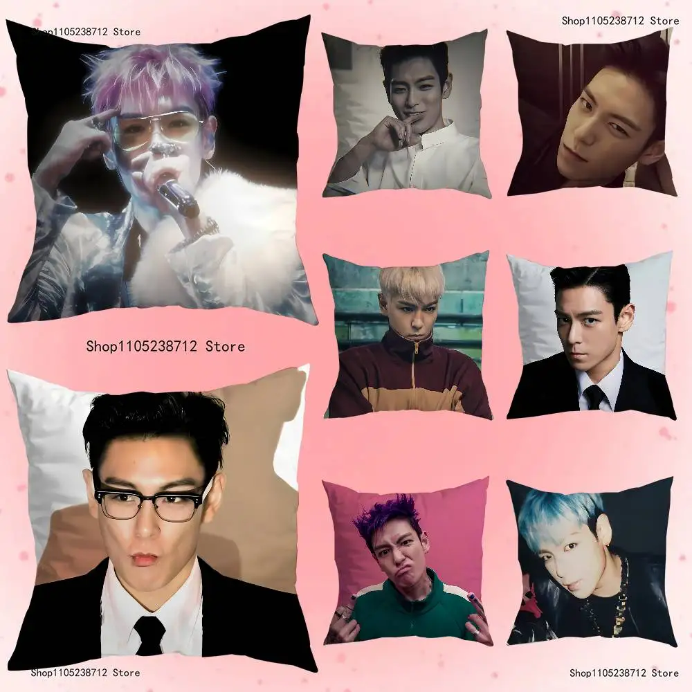 

C-Choi S-Seung Hyun T-TOP Pillowcase Pillowslip Cushion Plush Boy Girls Cartoon Anime Kawaii Decoration Kids Birthday Cute Gifts