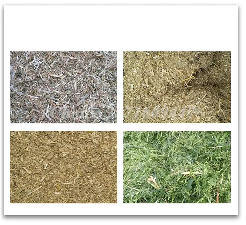 Chaff Cutter Machine Cow Sheep Animal Feed Food Grass Corn Wheat Straw Hay Forage Silage Chopper