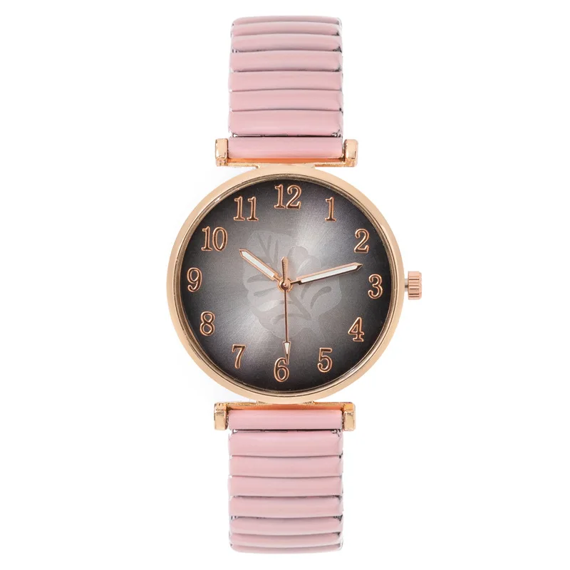 Reloj Digital de hoja para mujer y estudiante, pulsera de cuarzo con banda elástica, productos de rendimiento