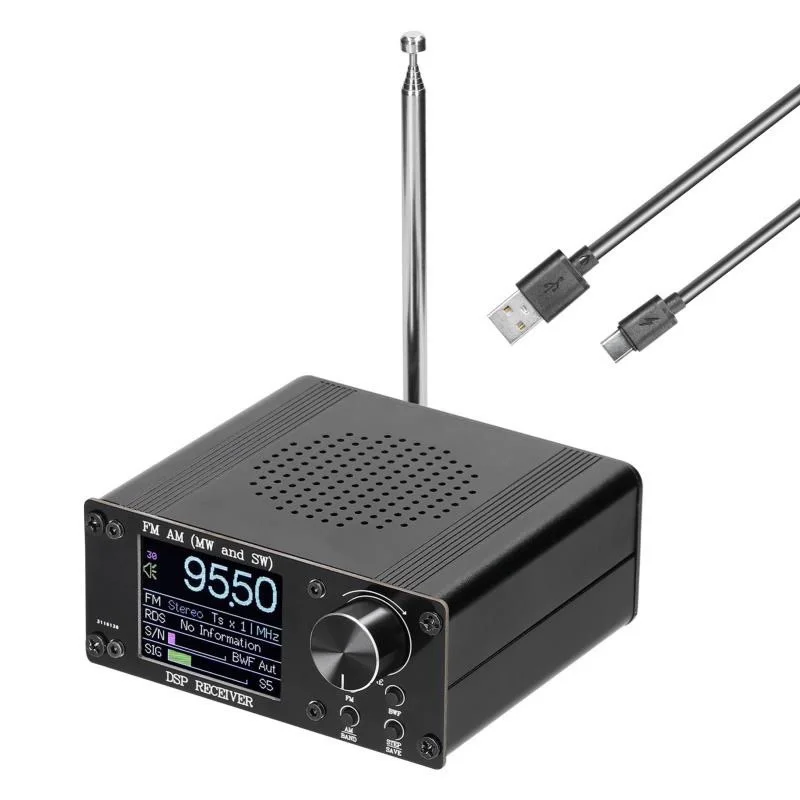 ATS-80 FM AM Radio Frequency Modulation Radio Receiver with Color Screen