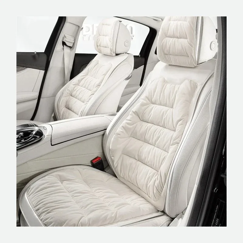 

Durable Thickened Warmth Car Cushion Luxury Non-slip Car Front Seat Cushion Velvet Cotton Universal Car Seat Cover Winter