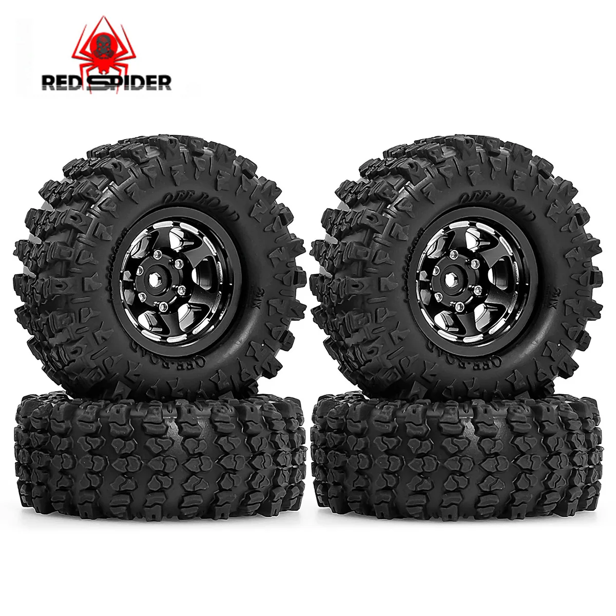 

1/18 TRX-4M 1.3-inch Lynx Tires Metal Wheel Hub Set